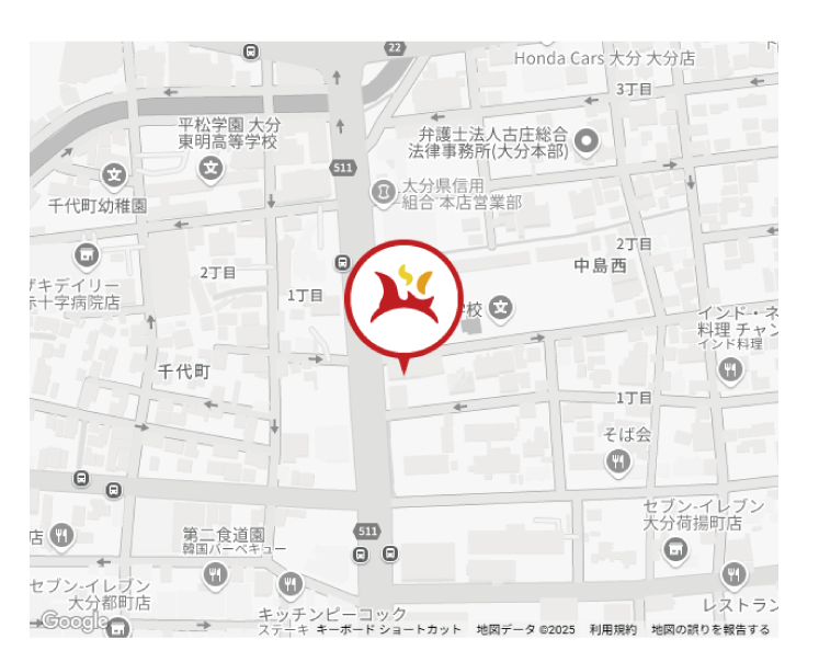 大分本社地図